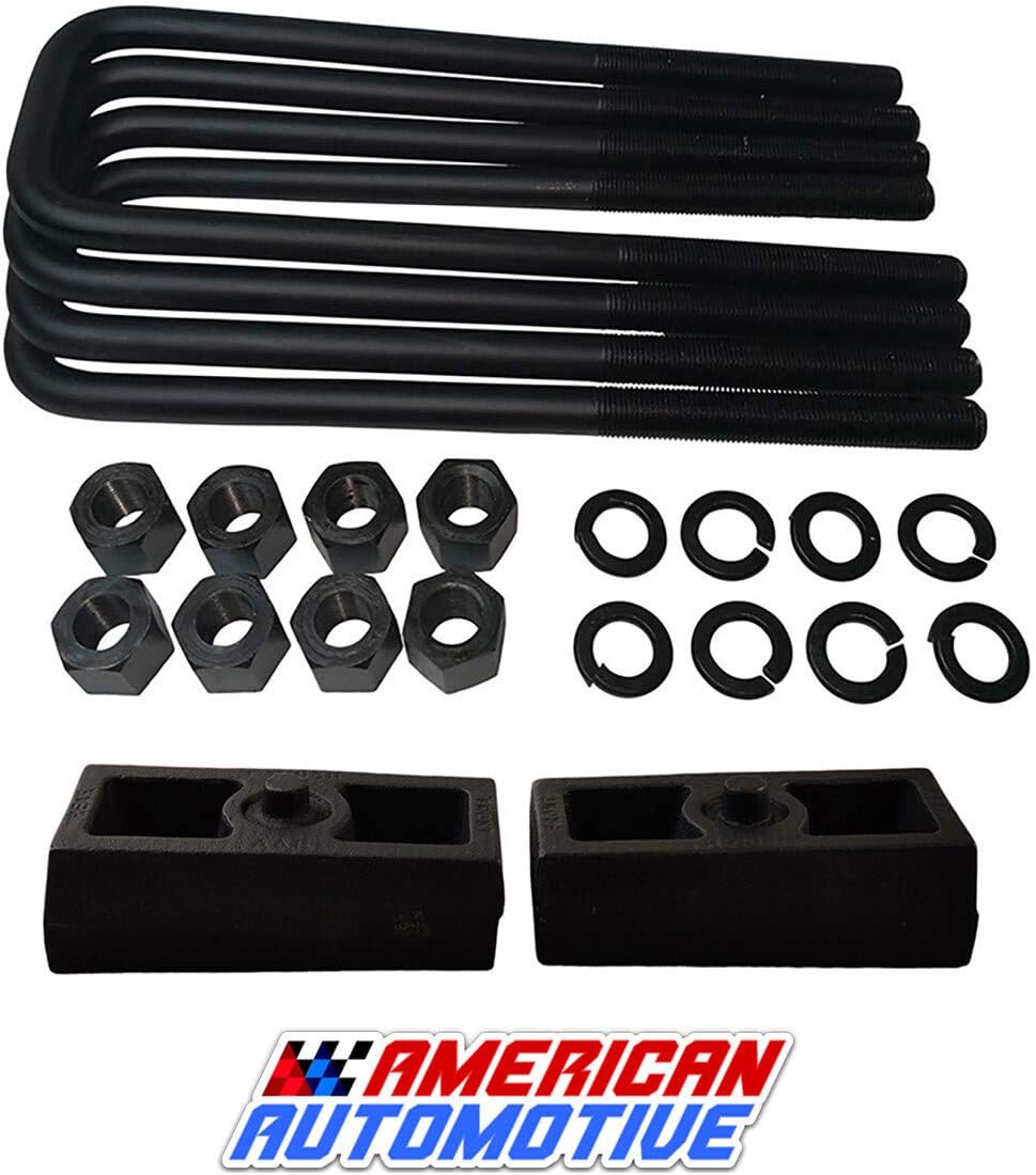 Lift Kit 1.5 Rear Cast Iron Blocks + 12 U Bolts E30575