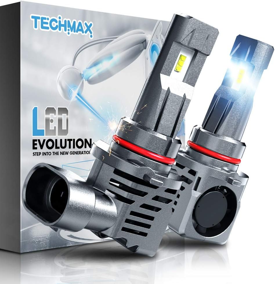 H13 LED Bulbs 6500K Xenon White 9008 Conversion Kit Halogen Replacement Pack of 2 T694