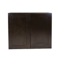 33x22 Fully Assembled Kitchen Wall Cabinet, Espresso Shaker D887212