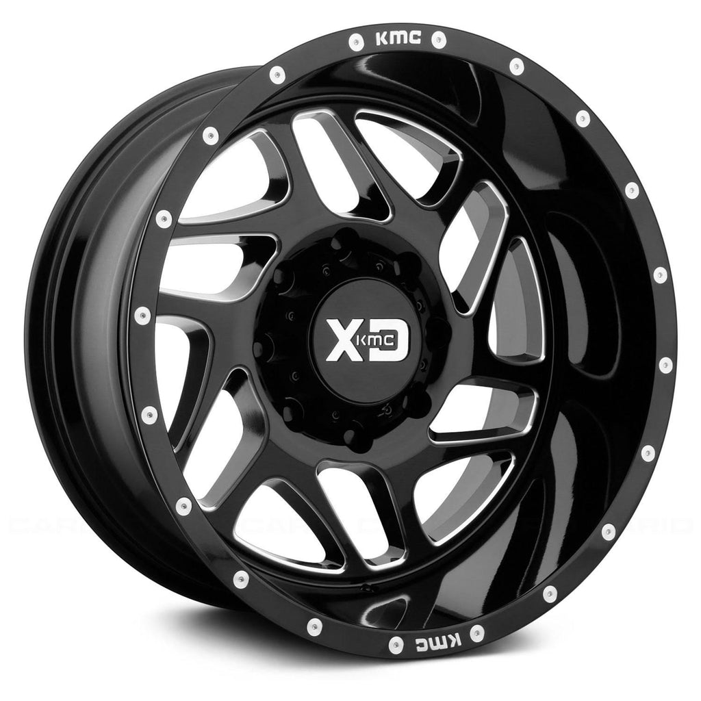 Gloss Black Milled 20x9 Wheel F926