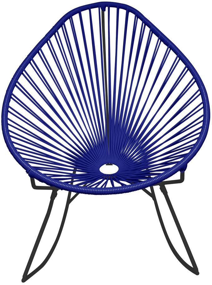 Black Frame Deep Blue / Black Rocker S874