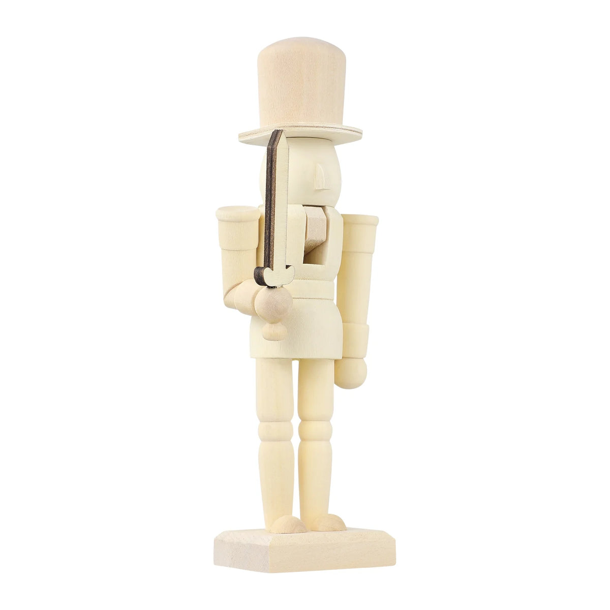 Unpainted Wooden Nutcracker Soldier V16835
