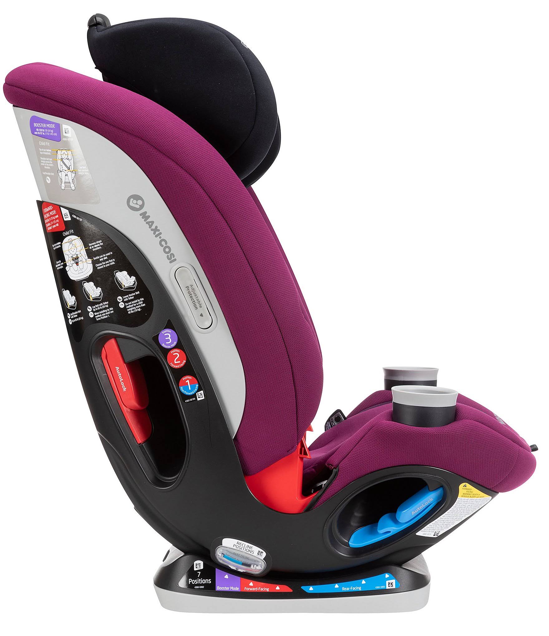All-in-One Convertible Car Seat - Blue Opal L742