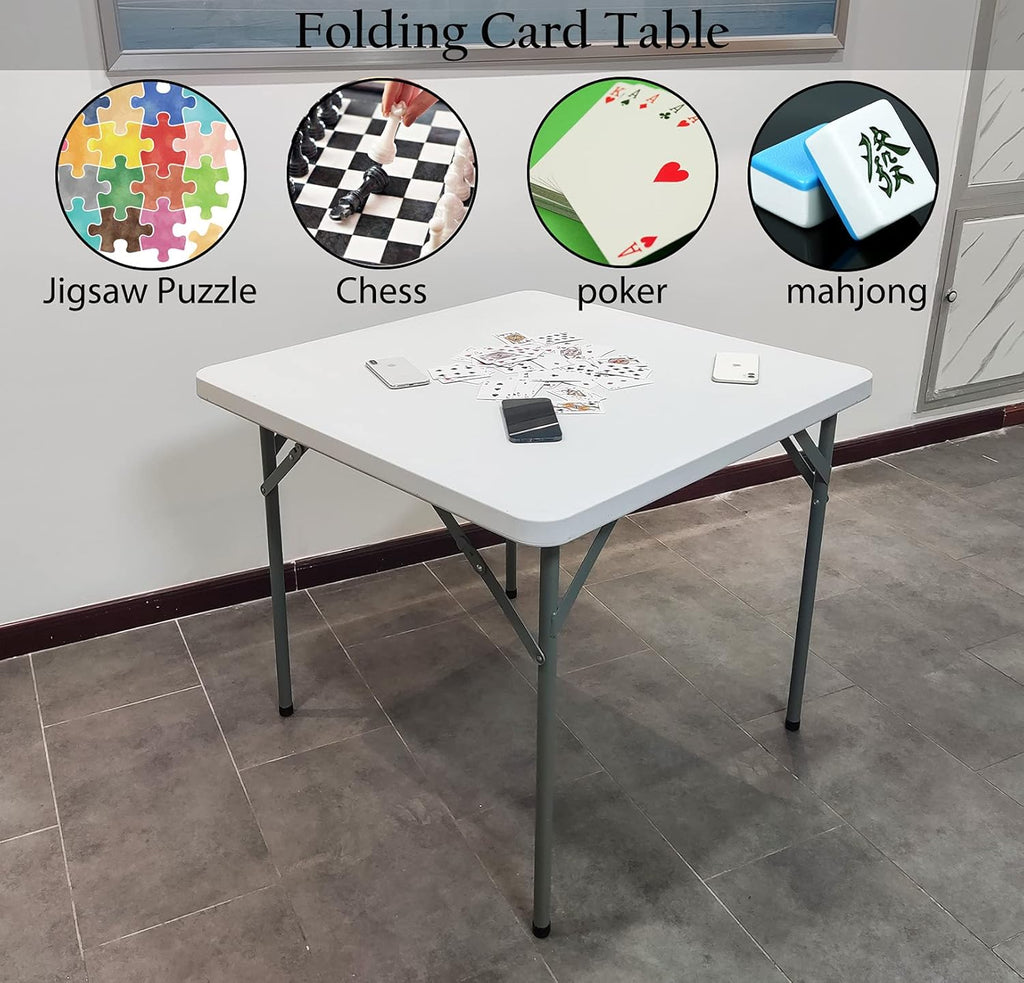 White Square Folding Plastic Table G69281
