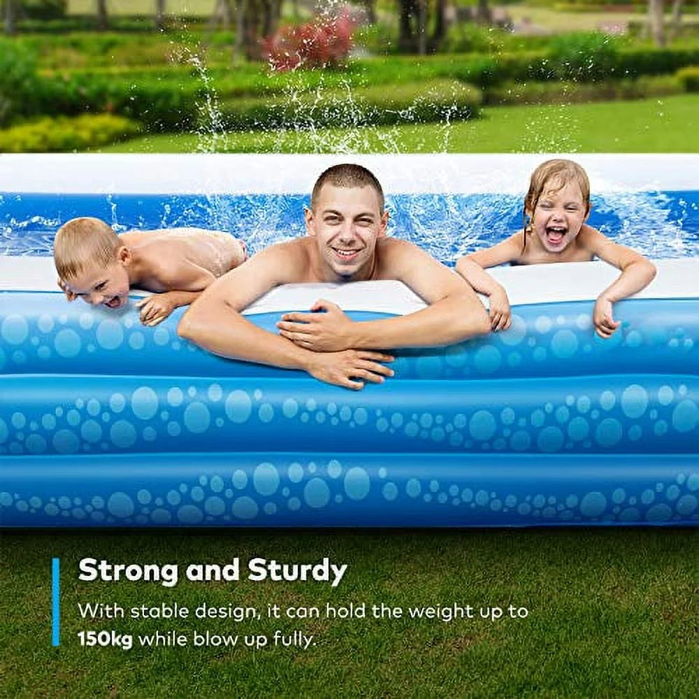 Inflatable Swimming Pool, 118" X 69" X 21" E4885