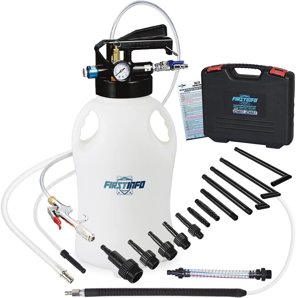 10 Liter ATF Dispenser Kit with 14 Pieces Transmission Filling Adapters A4885