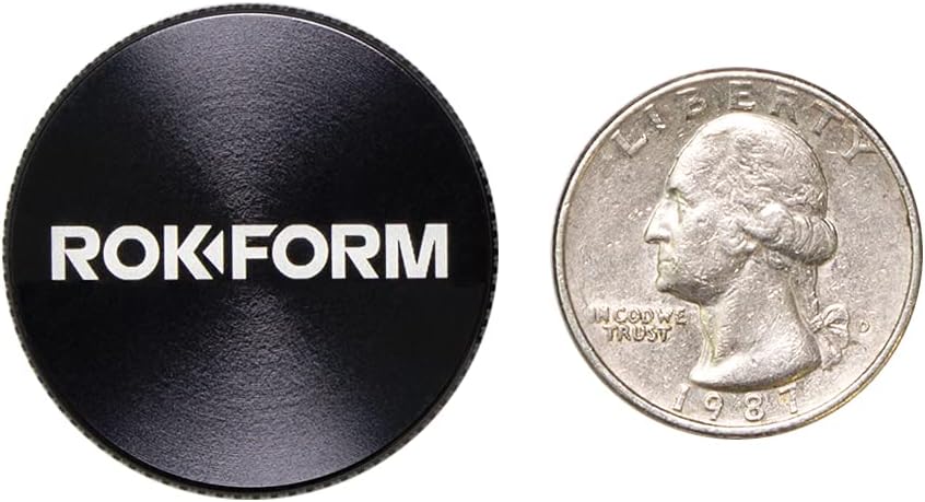 Magnetic Phone Mount, 1-Inch Phone Magnet, 3M VHB Adhesive Holder, Black, Pack of 2 V1711