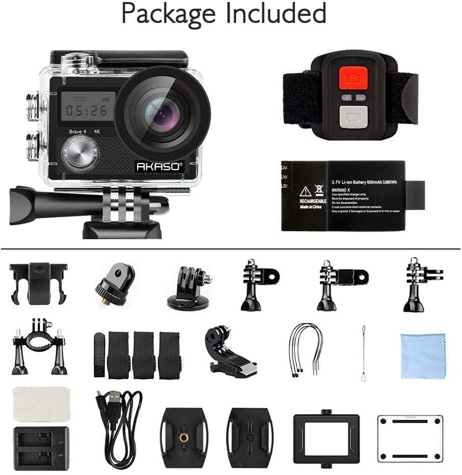 4K 20MP WiFi Action Camera with EIS X9156