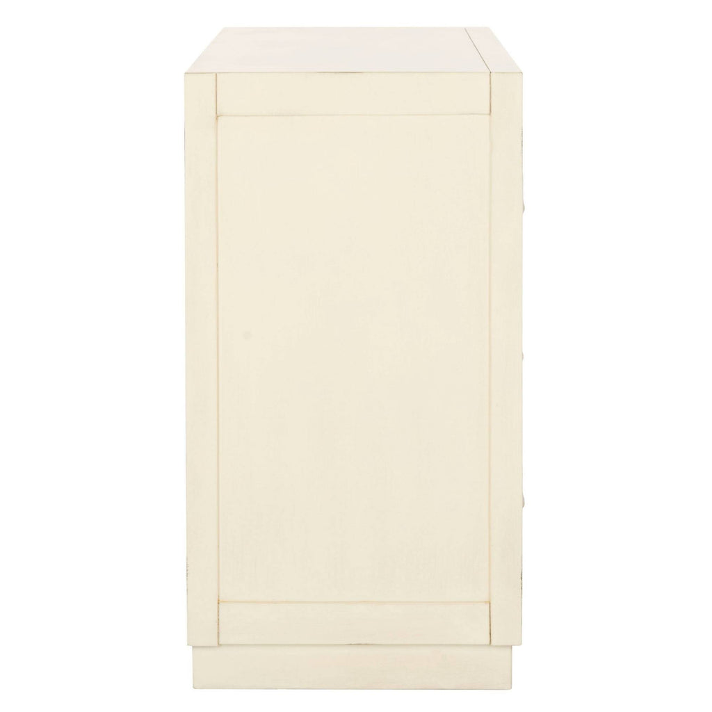 Beige Light Grey 3-Drawer Chest Q362