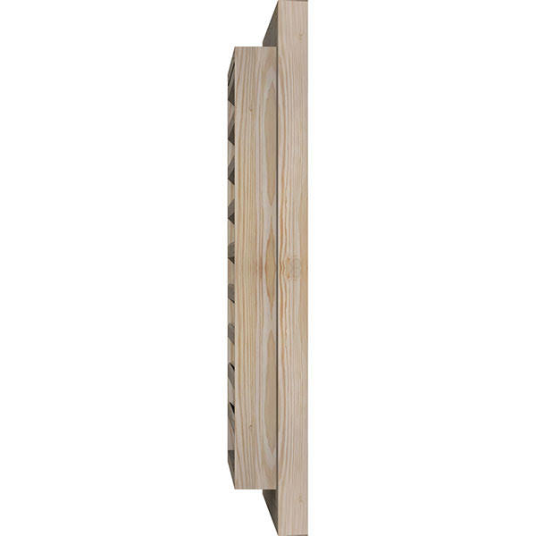Unfinished Pine Gable Vent S698