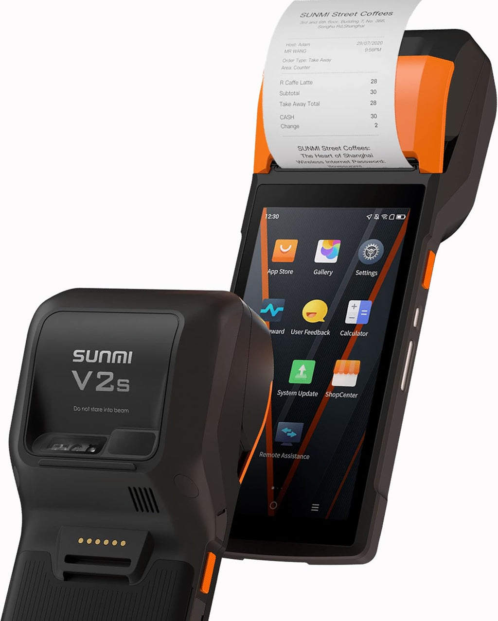 58mm Thermal POS Receipt Printer with Android 7.1 OS 5.45 Touch Screen E4463