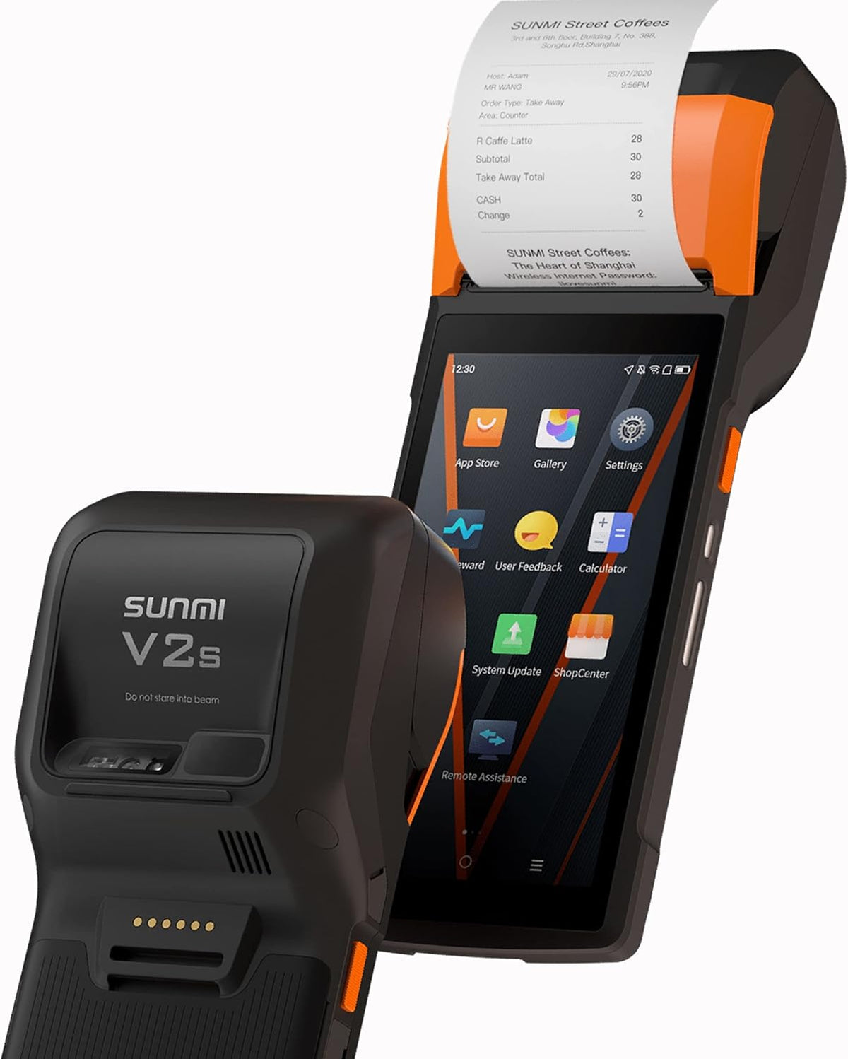 58mm Thermal POS Receipt Printer with Android 7.1 OS 5.45 Touch Screen E4463