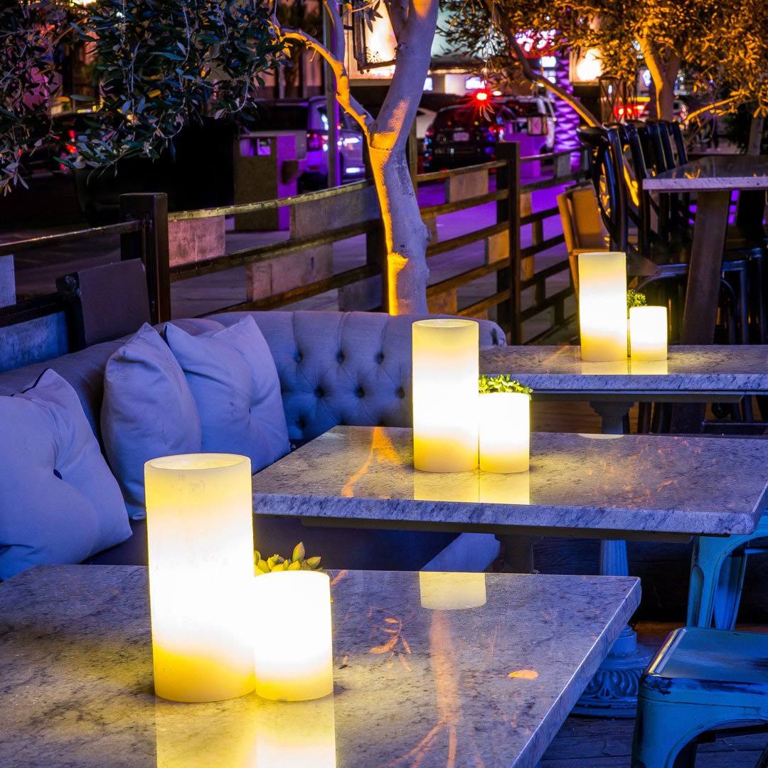 Set of 12 Flameless Candle H476