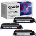 3-Pack Black Toner Cartridge for HP Color 3600 Printers K6974