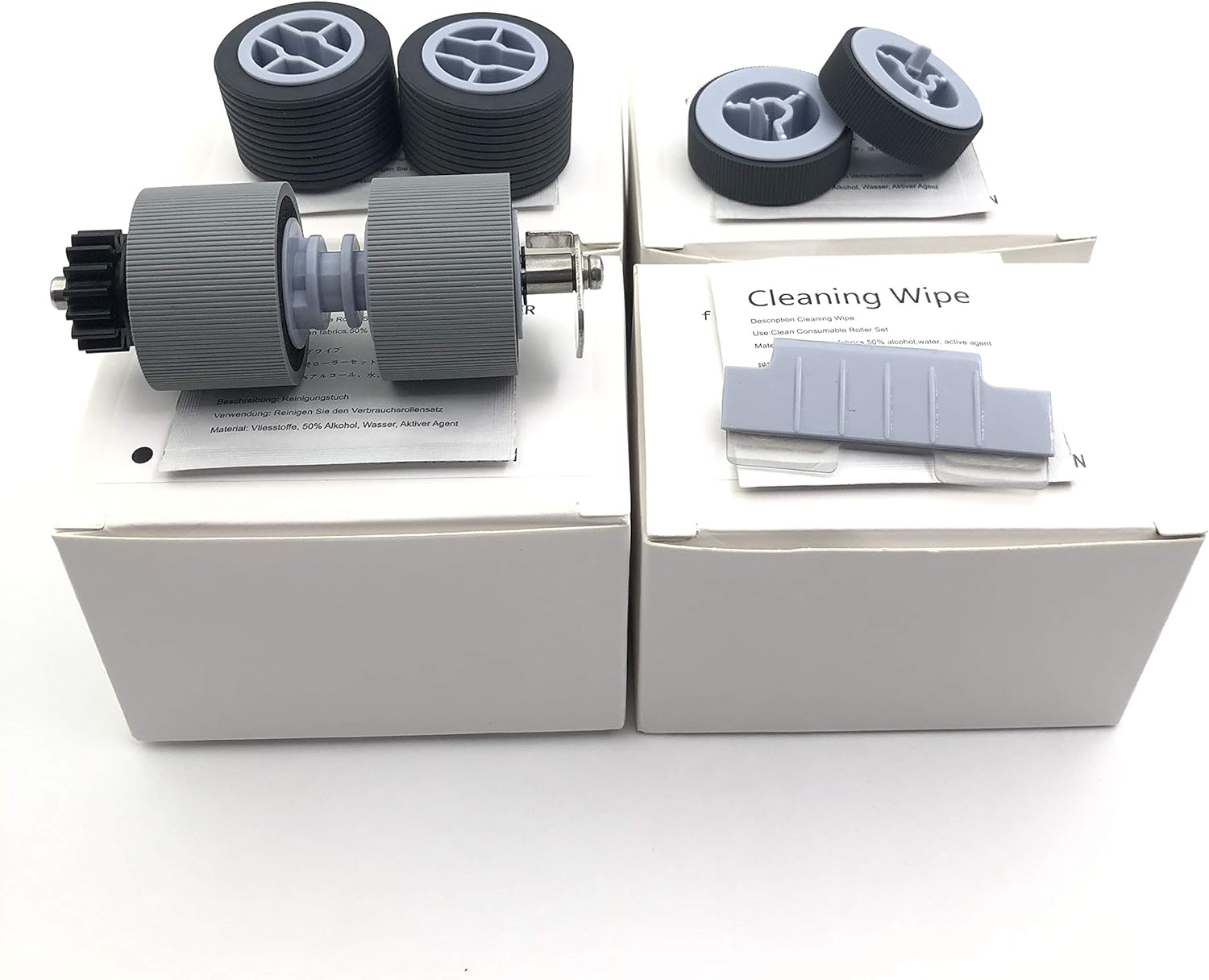 Pick Roller Set Separator Roller Set Brake Roller Separation Pad Pack of 2 W605598