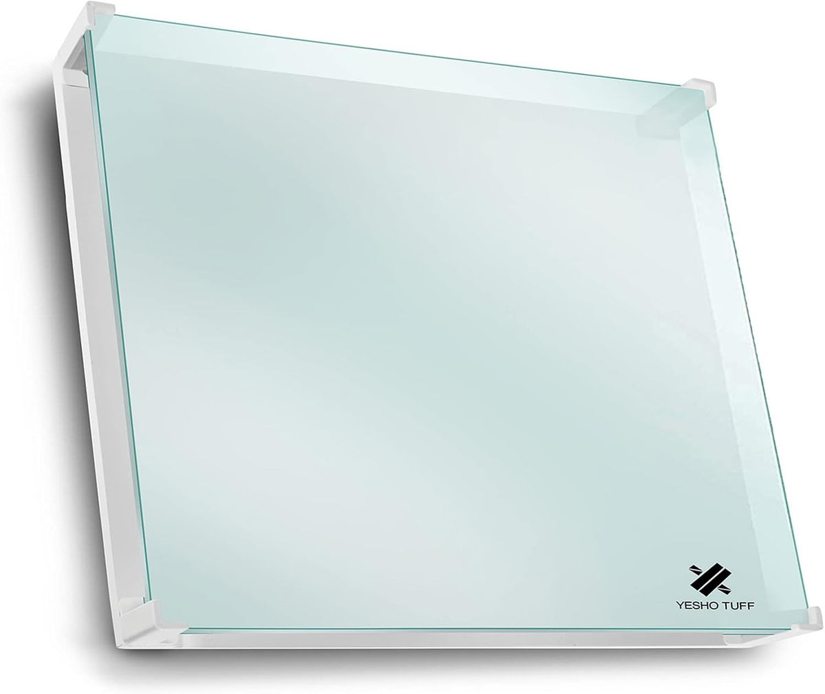 Wall Mount 250 Watt Splashproof Convection Heater with Glass Heat Guard Cover T7371