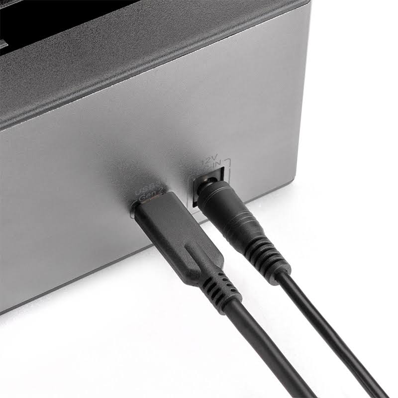 External Hard Drive Docking Station with USB 3.1 Type-C L127