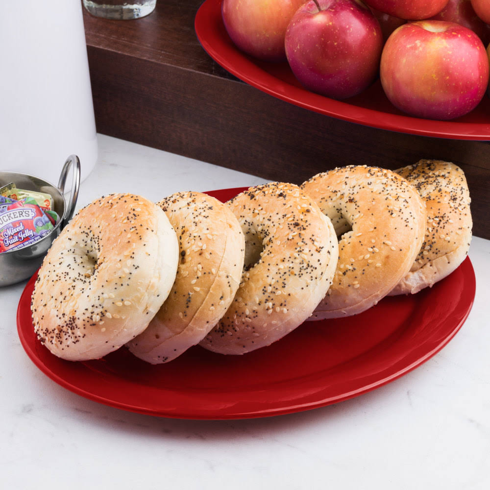 Red Melamine Oval Platter Tray U5572
