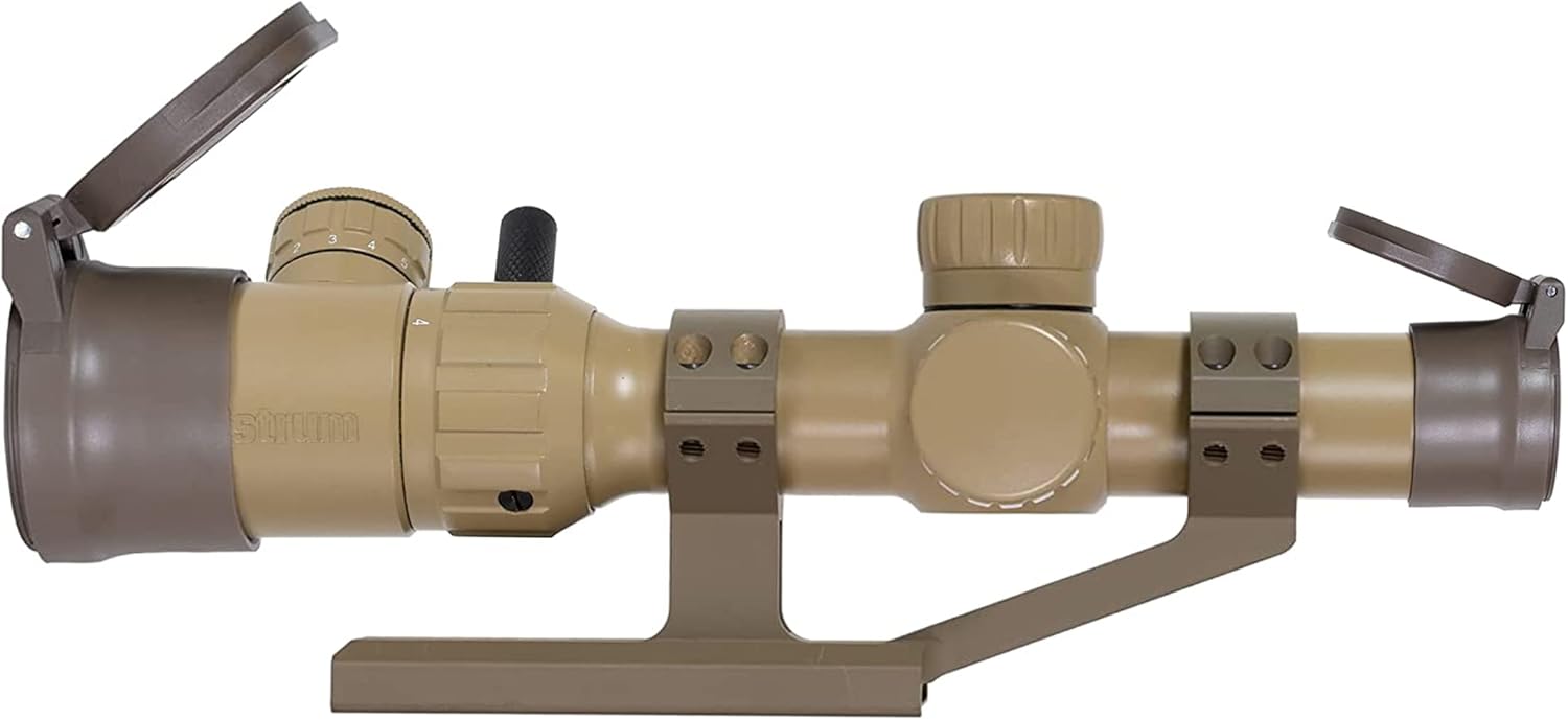 1-4x20 LPVO Scope with Offset Scope Mount and Flip Up Lens Covers G8583