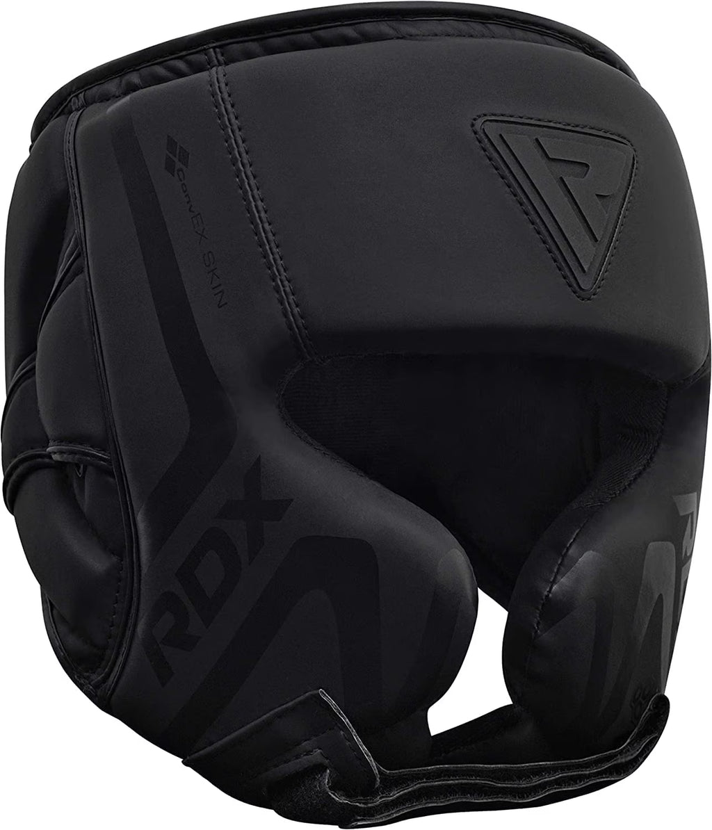 Black Padded Boxing Headgear V17632