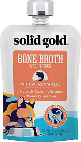 Limited Ingredient Chicken Bone Broth Cat Food Topper Pouches 12ct F345833