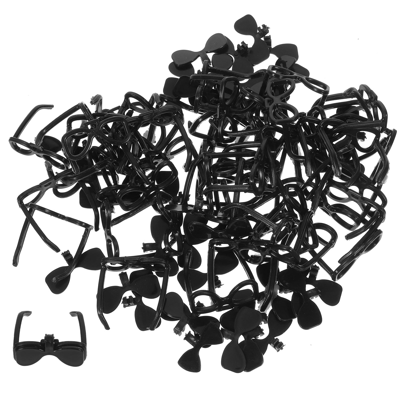 60 Pcs Mini Sunglasses Plastic Doll Accessories R737037