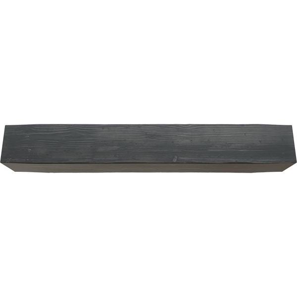 Sandblasted Faux Wood Fireplace Mantel, Aged Ash X7043
