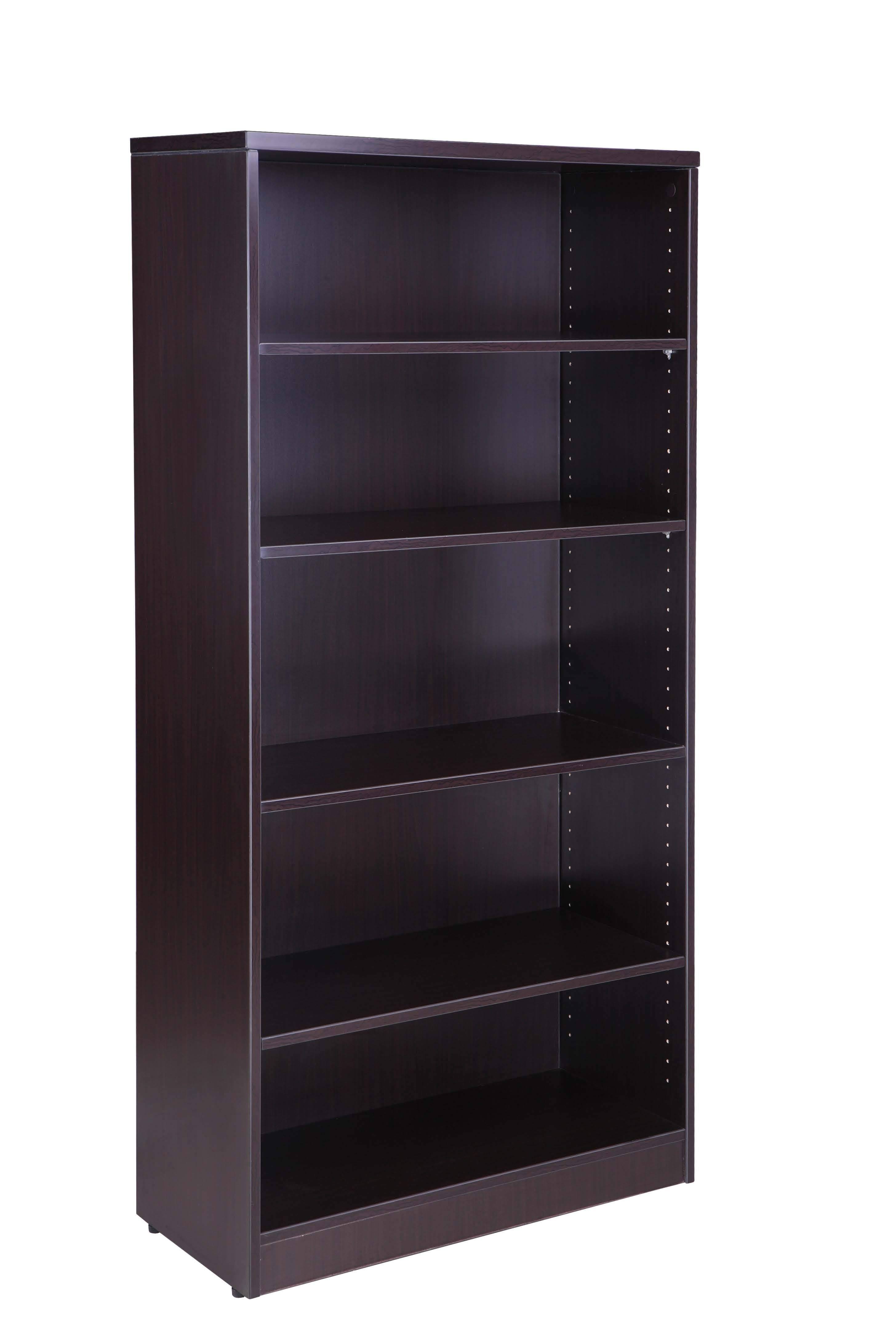 5 Shelf Bookcase Mocha S70710