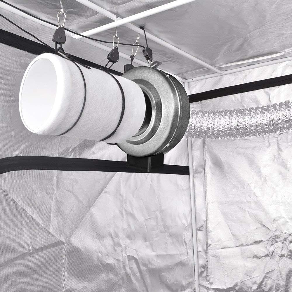 4 Inch Carbon Filter & Inline Combo Fan with Pre-Filter X175201