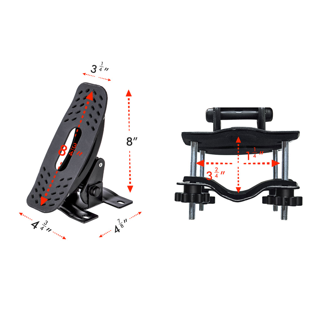 Steel Saddle Rack for Kayak Carrier Canoe Boat Paddle Board Surfboard Roof Top Mount with Ratchet Lashing Straps J5427