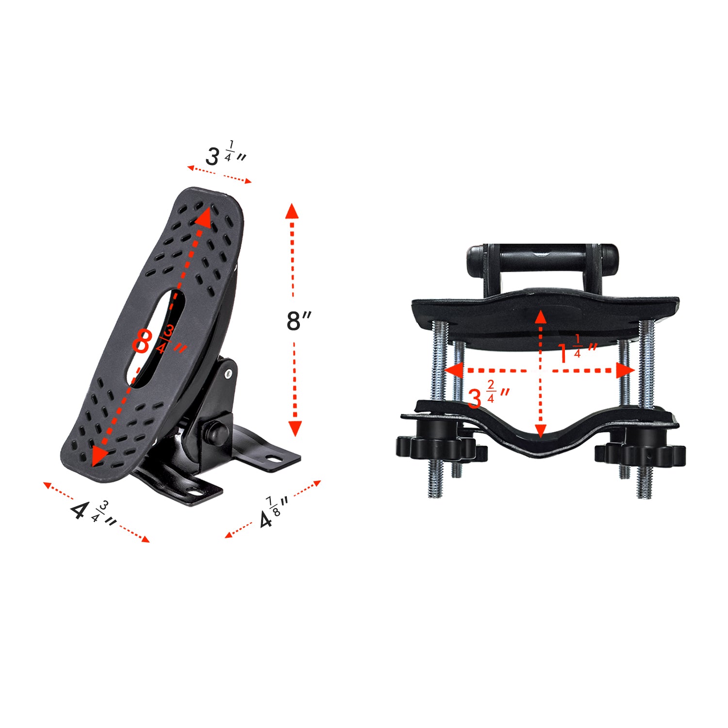 Steel Saddle Rack for Kayak Carrier Canoe Boat Paddle Board Surfboard Roof Top Mount with Ratchet Lashing Straps J5427