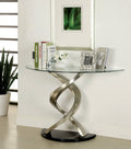 Metallic Finish Sofa Table P672