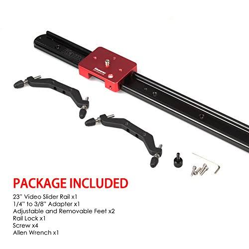 23x22 inch Video Camera Track Rail Slider Stabilization System O503361
