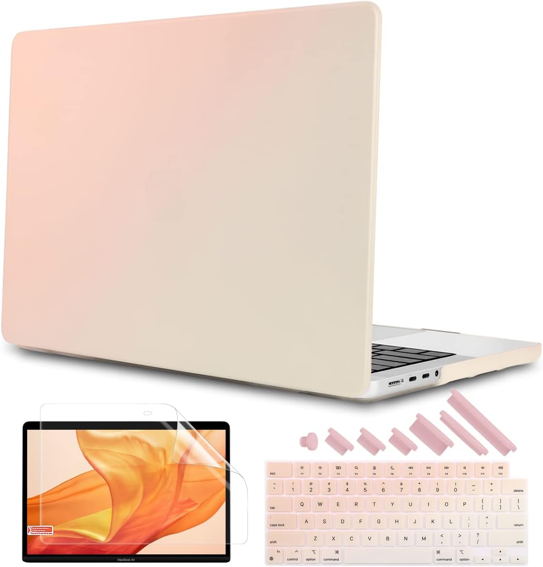 Crystal Black Plastic Hard Shell Case for MacBook Pro 16 inch D696
