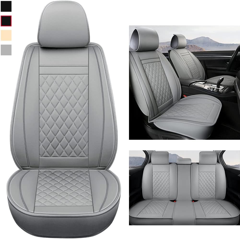 Gray Car Seat Covers Full Set R817378