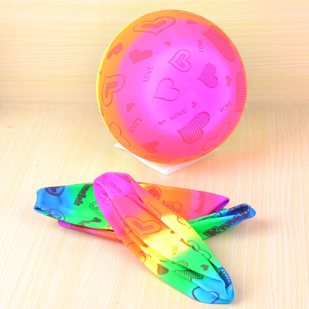 Rainbow Inflatable Beach Volleyball Toys 3pcs U918