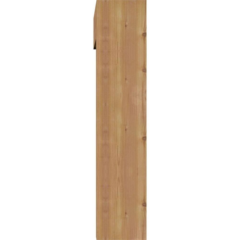 7 1/2x22W x 36x22D x 36x22H Smooth Bracket with Offset Brace, Western Red Cedar T454