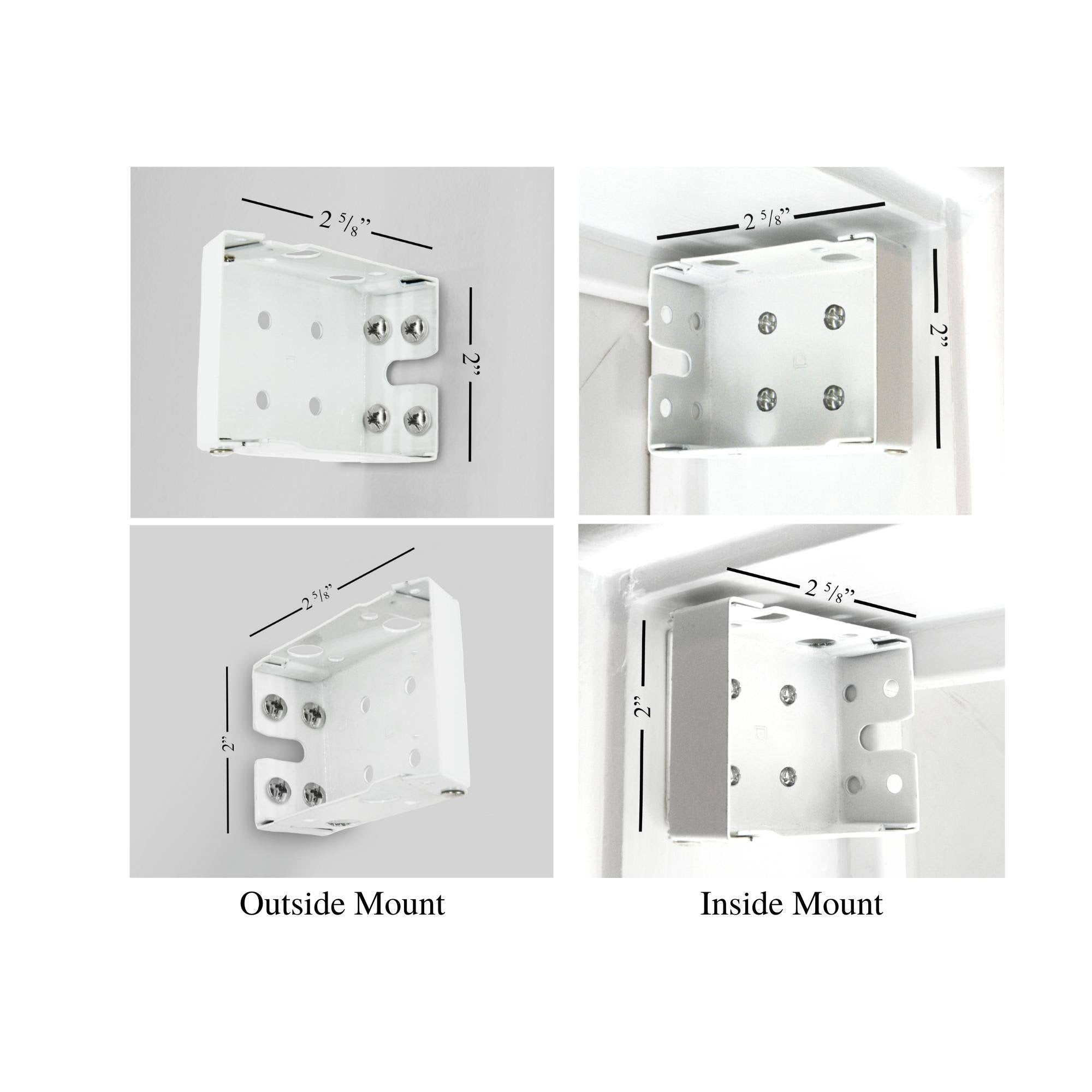 White Cordless Faux Wood Blind E646