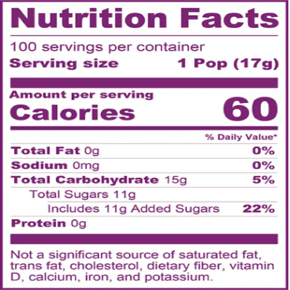 Wild Berry Flavors .6 oz 100 count A252914