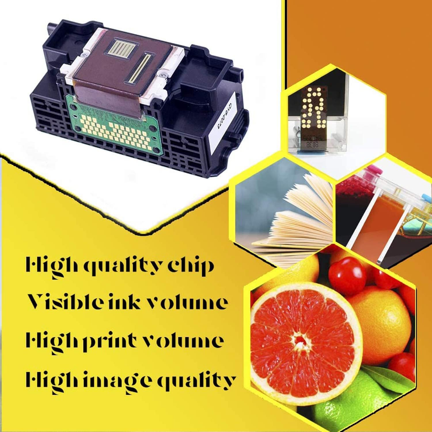 Pack of 2 Compatible Printhead for PIXMA Printers X6447