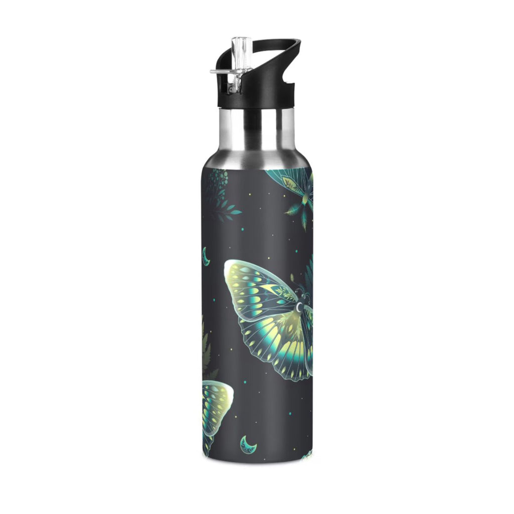 20 OZ Stainless Steel Vacuum Insulated Water Bottle with Straw Lid R1380