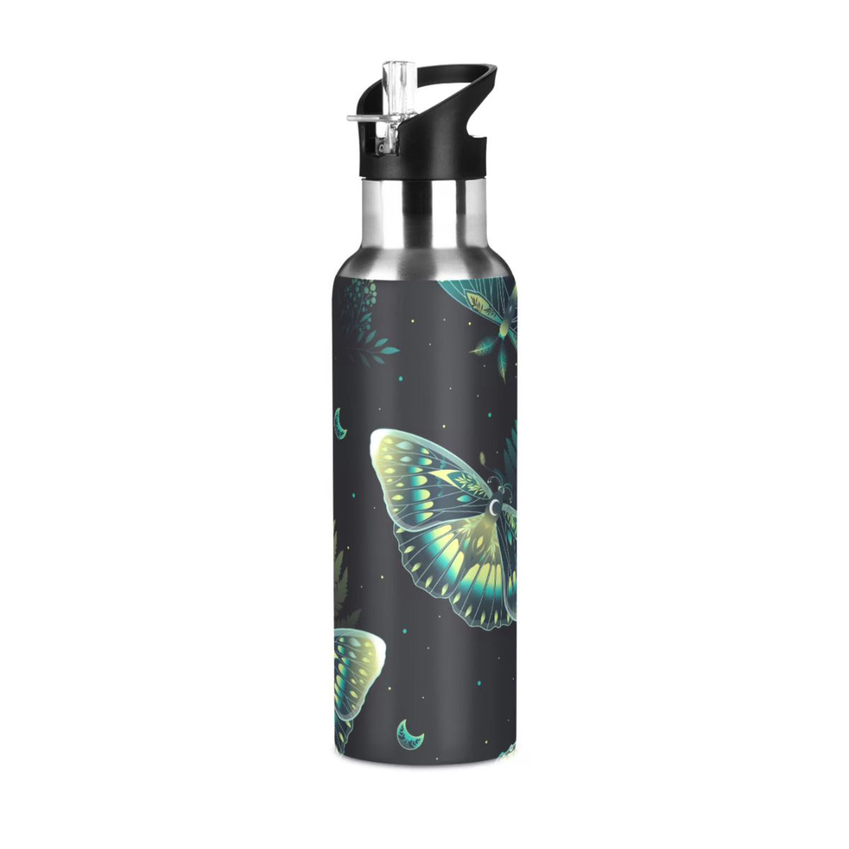 20 OZ Stainless Steel Vacuum Insulated Water Bottle with Straw Lid R1380