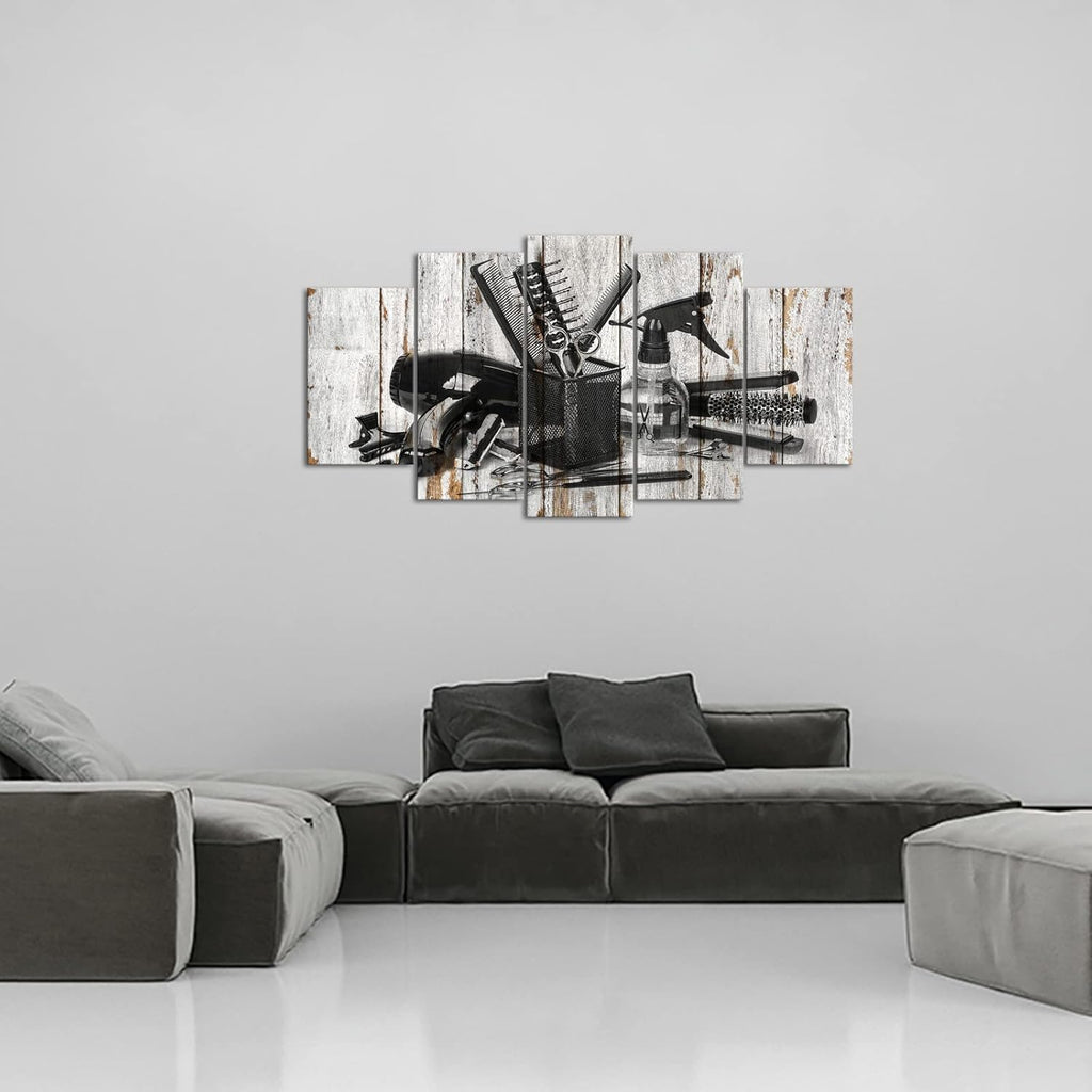 Framed Canvas Art 5 Pieces L659