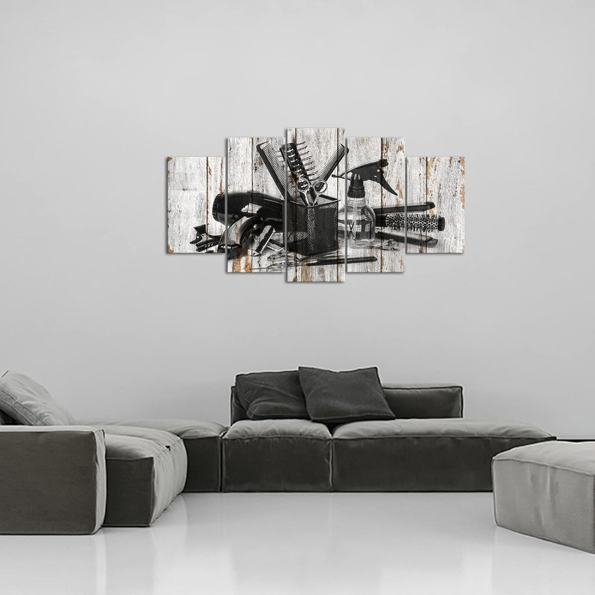 Framed Canvas Art 5 Pieces L659