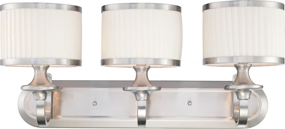 Brushed Nickel Two Light Vanity J8310