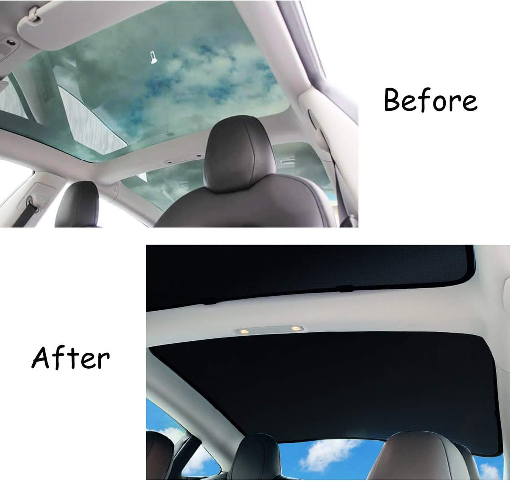 Glass Roof Sunshade Set of 4 Pieces V2407