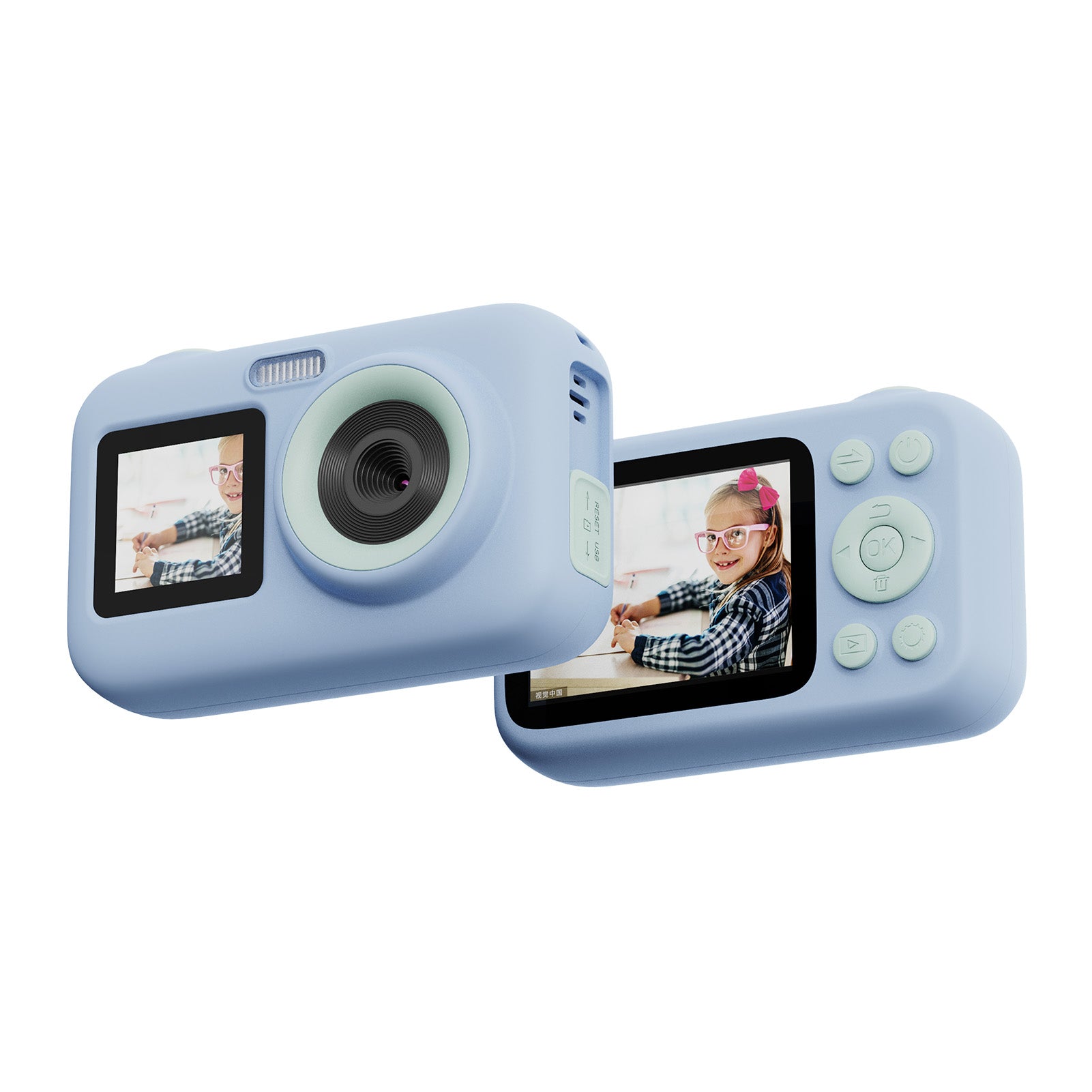 12mp Dual Lenses Children Video Camera with 2.4-inch Lcd Screen U868295