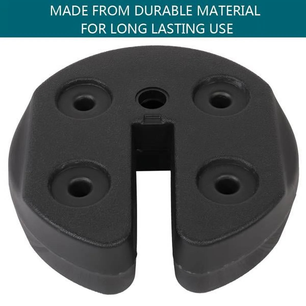 4pcs Tent Shade Canopy Water Fillable Weight Plates Black Q895
