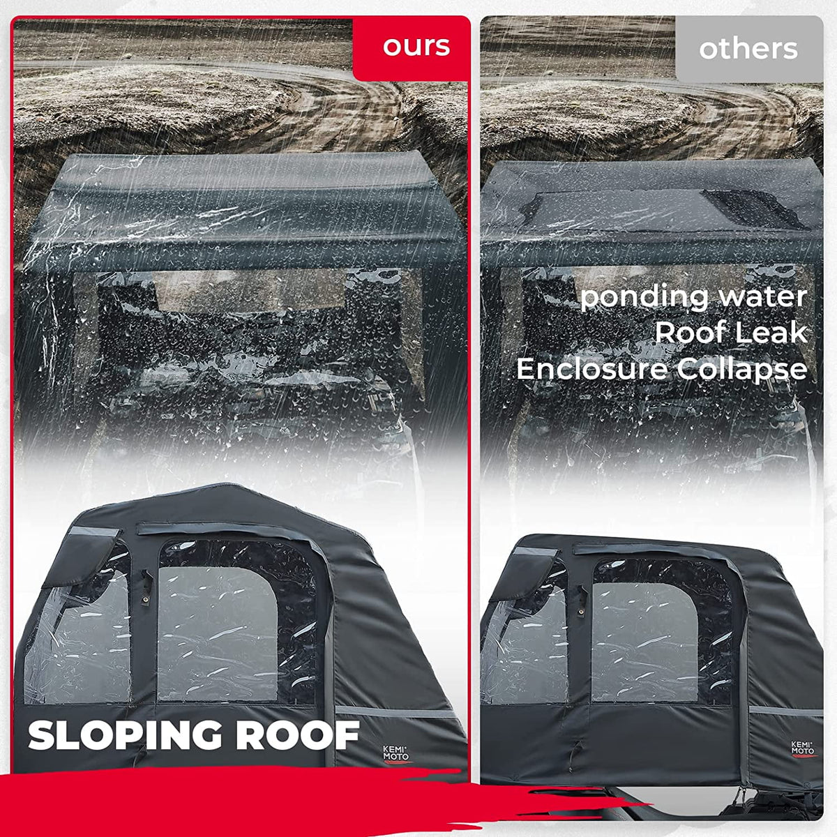 Black ATV Cab Enclosure Cover Z106308