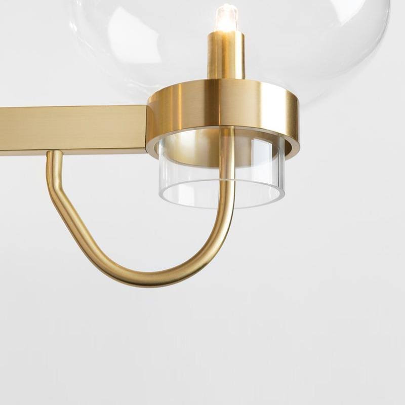 Polished Nickel 3 Light Semi-Flush Mount A12516
